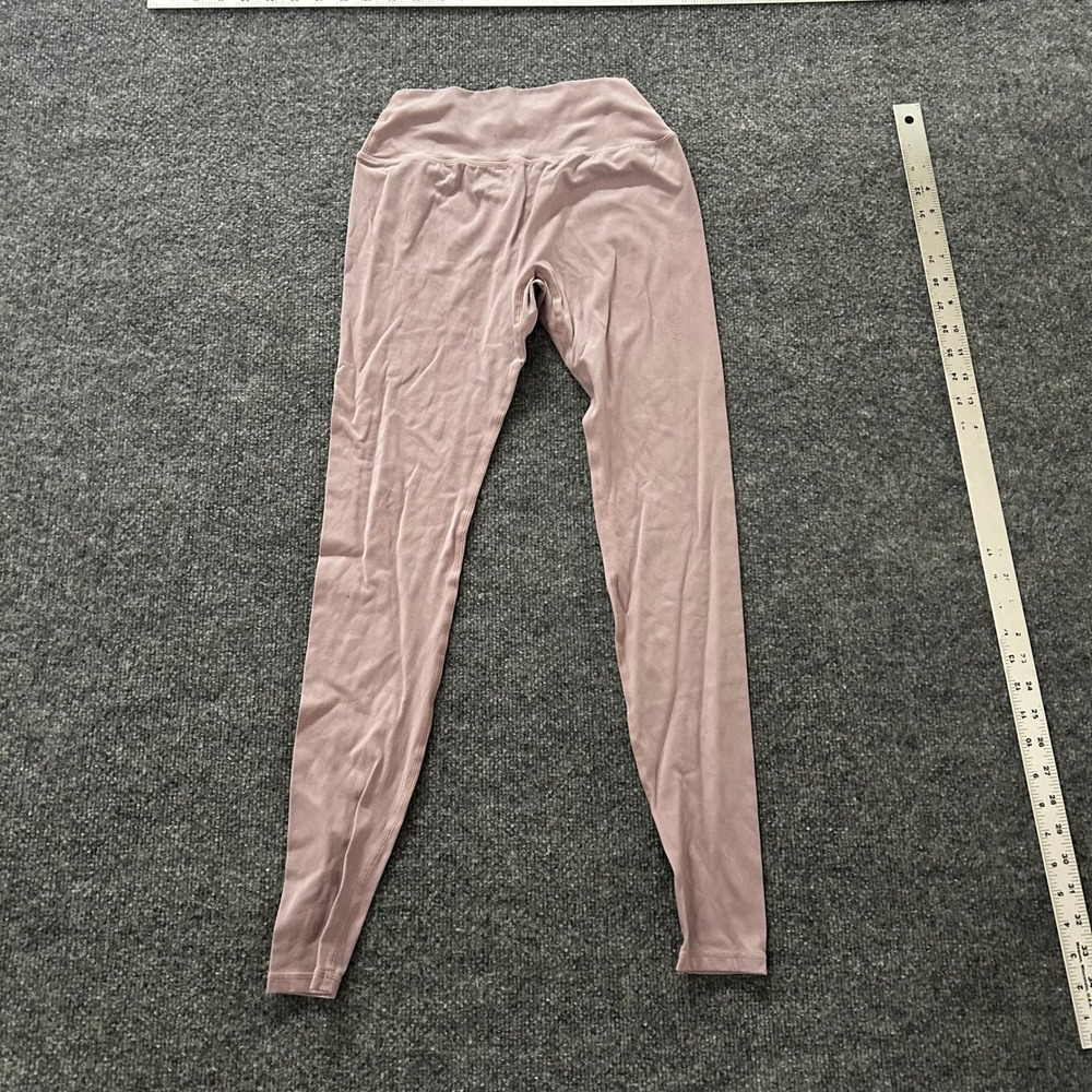 Alphalete Leggings Womens Size S Mauve High Waisted Athletic Yoga Gym Pants
